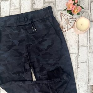 Black Camo Zyia Drawstring Joggers